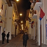 Revisiting the past to this night on Calle Rocafuerte in Quito Ecuador.