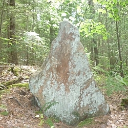 Arrow Rock, a cultural site along the French River at Dokis First Nation