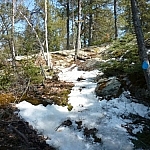 Access to Atakas Trail from Coastal Trail, Mashkinonje Provincial Park