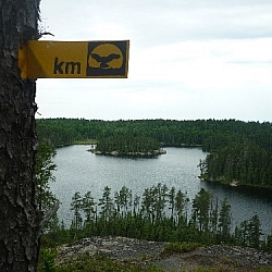 Along Hawk Ridge Trail at Halfway Lake Park, north of Sudbury