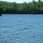 Paddling on Helenbar Lake in Mississagi Park