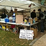 Supplies at Occupy Toronto.