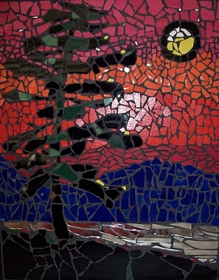 Mosaic by Andrea Gregoire of Pique Passion Mosaics