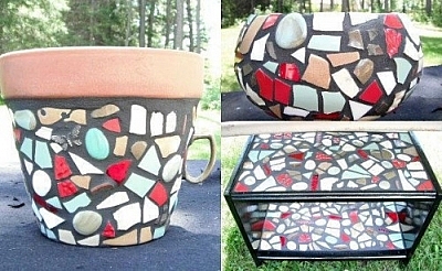 Practical mosaic art by Andrea Gregoire of Pique Passion Mosaics