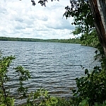 View of Semiwite Lake from the trail