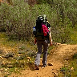 We're on our way to sharing our packing tips for backcountry hikers...