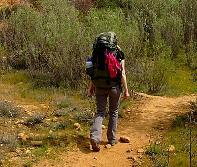 We're on our way to sharing our packing tips for backcountry hikers...