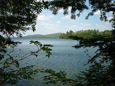 Every Wakami Provincial Park backcountry trip has to include some hiking to lookouts with great views such as this one.