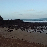 Scenery from a beach near Bundaberg in Queensland, Australia.