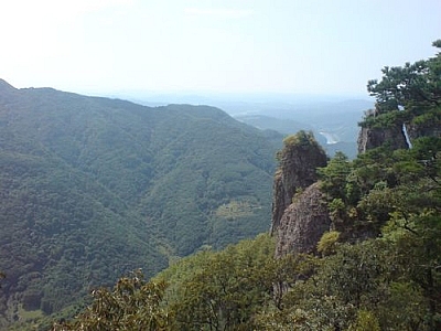 Interesting rock formations and mountain scenery at Cheongnyangsan Provincial Park during one of my many Korean day hikes.