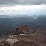 View from the peak at Gayasan National Park.