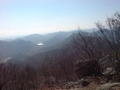 Panoramic view from Seonunsan Provincial Park.