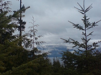 Cloudy views from the Sunshine Coast Trail.