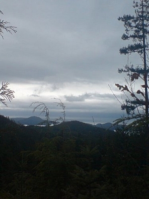 Beautiful views seen while hiking the Sunshine Coast Trail.