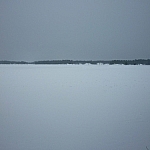 An expansive view of Lake Nipissing from Lapin Beach.