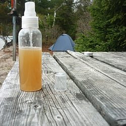 We bring our natural bug spray on every hiking and camping trip!