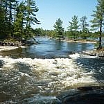 Fantastic scenery while on a weekend hike to Five Finger Rapids, French River.