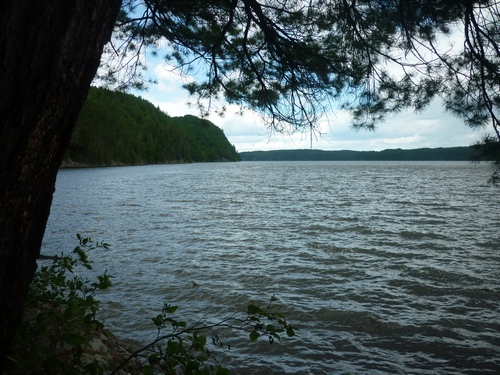 View from the campsite at Grand Campment Bay.