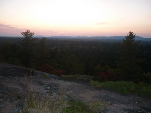 Sunset over Point Grondine Park.