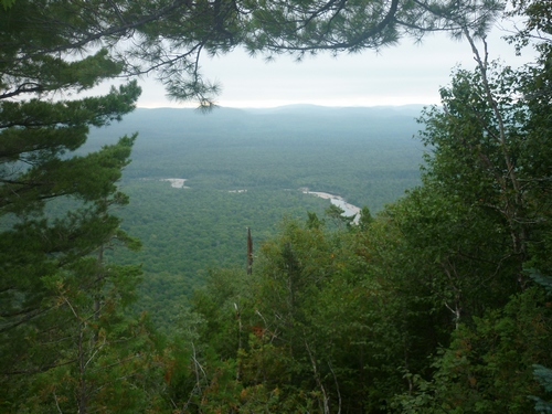 View of the Agawa River from the Awausee Trail.