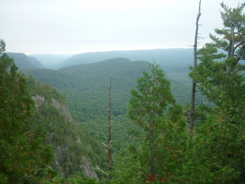 Scenery from one of the lookout points on the Awausee Trail.