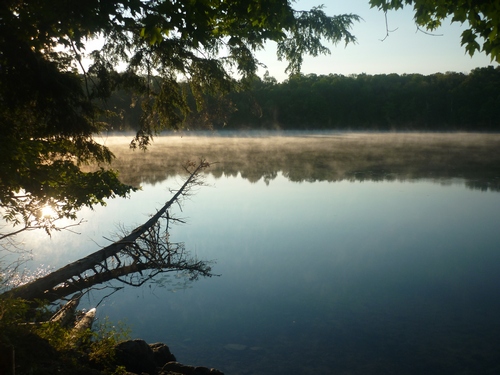 Sunrise scenery from our campsite at Buck Lake.