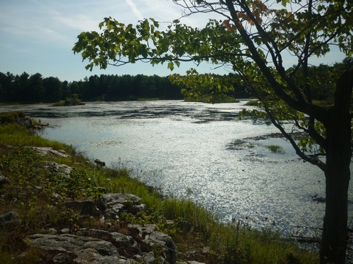 Along the trail at Frontenac Park.