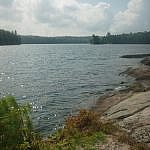 Scenery from the Western Uplands Trail at Algonquin Park.