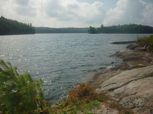 Scenery from the Western Uplands Trail at Algonquin Park.