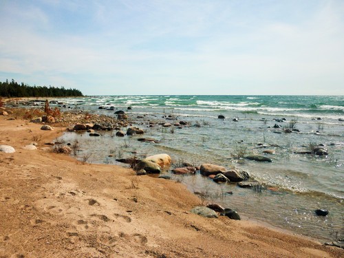 Georgian Bay scenery along the Manitoulin Island coast.