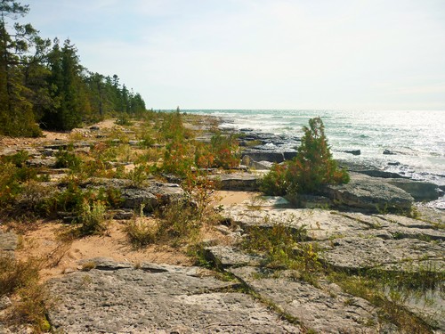 Scenic beauty along the Manitoulin Island shoreline.